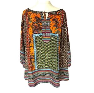 Anthropologie Bohemian Pheasant top